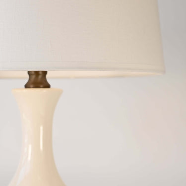 Bartlett rechargeable lamp, Ivory & Dark Brass – view 4