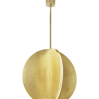 28 Inch Modern Pendant Light | Bau 28" | Dimmable LED | Polished Nickel