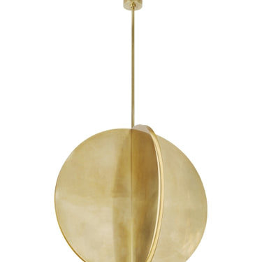 Contemporary Brass Pendant Lighting: Bau 36" by Sean Lavin for Visual Comfort
