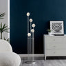 Finesse Decor Bubbling Glow Floor Lamp Chrome