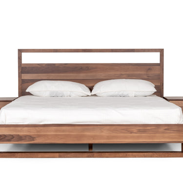 California King Nova Domus Berlin Walnut Bed