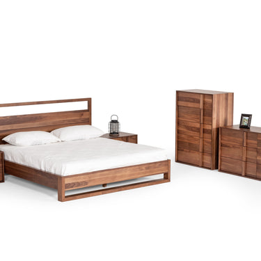 Eastern King Nova Domus Berlin Walnut Bed