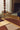 Bijoux Précieux wool rug in Brown, full view