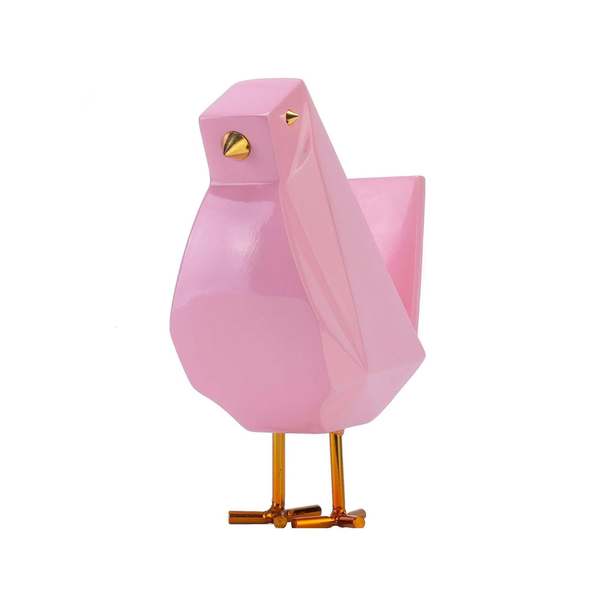 Finesse Decor Bird Sculpture - Light Pink 1