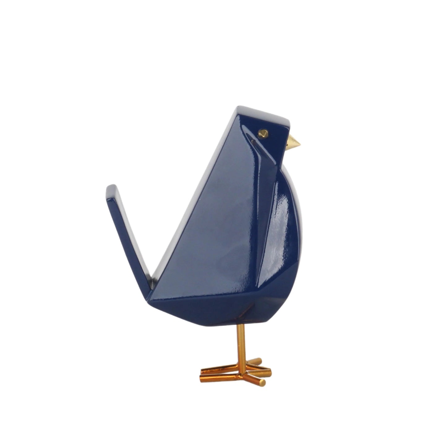 Finesse Decor Navy Blue Bird Sculpture 4