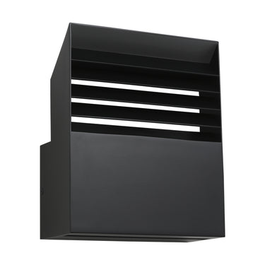 Visual Comfort black LED wall light fixture 11 inch wet rated for modern outdoor design