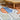 Bleu des Yeux wool rug in Multi, close-up detail