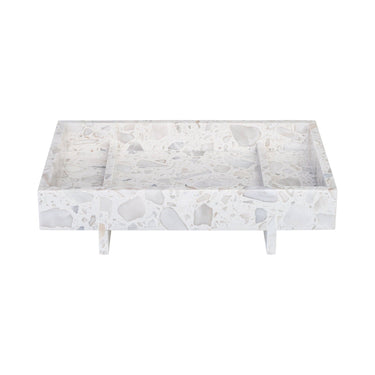 Terrazzo Marble marble tray, product photo | ABENTO by Adam Miller for blomus