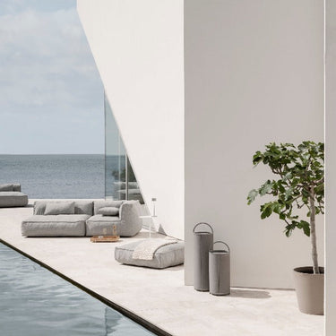 Grow Outdoor Patio Pouf Ottoman Blomus 62074