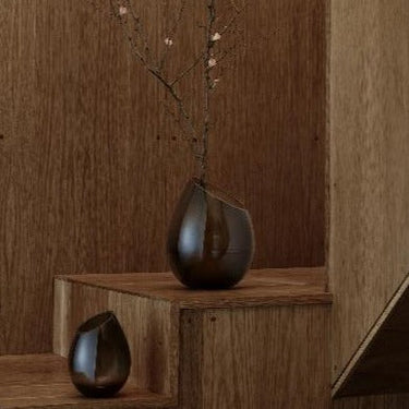 Drop Handblown Colored Glass Vase Blomus 65965