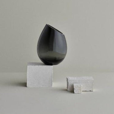 Drop Handblown Colored Glass Vase Blomus 65965