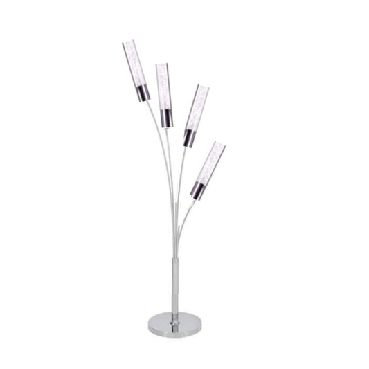 Blooming Acrylic 5 Light Table Lamp in Chrome 1