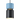 B.Lux Aspen S17A modern aluminum pendant light with Aqua top and Black shade in a contemporary two-color cylindrical design