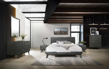 Nova Domus Soria Grey Wash Bedroom Set