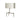 Braque table lamp on a white background