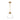 Morgan 12 inch LED pendant light with hand-rubbed brass finish and clear glass shade by Visual Comfort