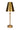 Elegant Antique Brass Mini Cordless Buffet Lamp with Metal Shade