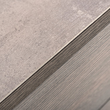 Nova Domus Bronx Italian Faux Concrete & Grey Bed