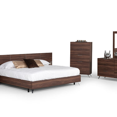 Nova Domus Brooklyn Italian Walnut Bed