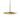 Chrona Dish Horizontal 17 in brass pendant, second angle