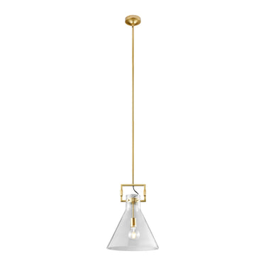 Finesse Decor Helios 1 LED light Pendant Crystal & Gold