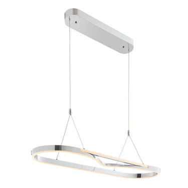 Finesse Decor Minsk Single Rectangular Chandelier Chrome