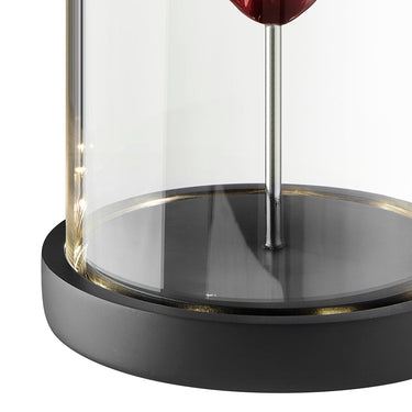 Finesse Decor Heart a Box Resin and Glass LED Sculpture