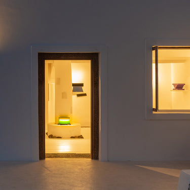 Callimaco Floor Lamp styled in a modern interior, view 4