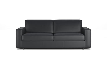 Carnell Leather sleeper in Iowa leather no. 710, studio image 1