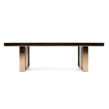 Nova Domus Cartier Black & Rosegold Coffee Table