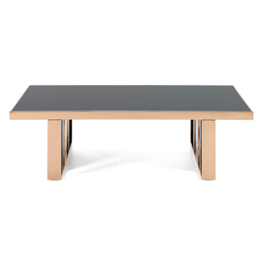Nova Domus Cartier Black & Rosegold Coffee Table