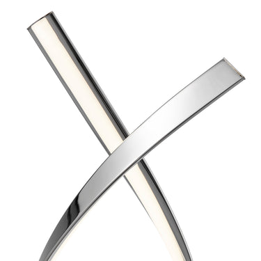 Finesse Decor Murphy Table Lamp Chrome