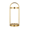 Cerne 17 inch rechargeable brass table lamp by Kelly Wearstler for Visual Comfort