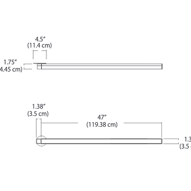 Contemporary Channel 1.4” Downlight Slim LED Fixture for Homes and Commercial Projects