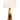 Antique Brass Battery-Powered Table Lamp