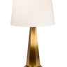 Antique Brass Battery-Powered Table Lamp