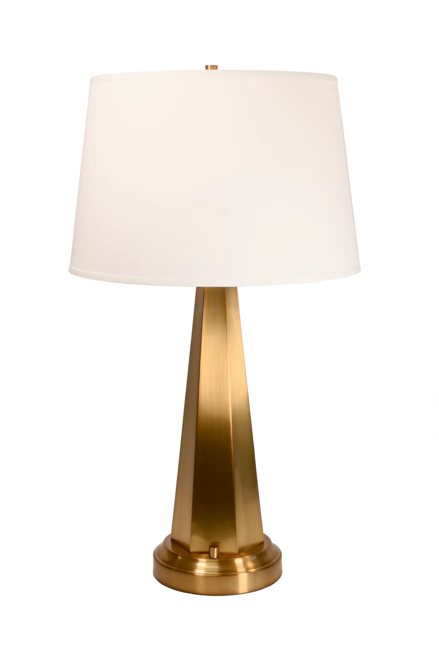 Antique Brass Battery-Powered Table Lamp