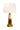 Antique Brass Battery-Powered Table Lamp
