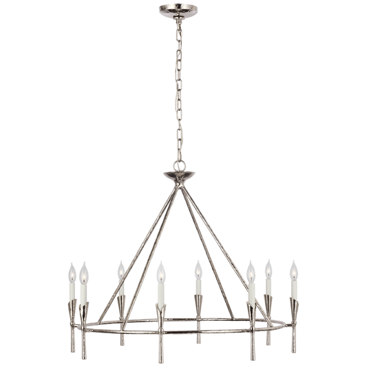 Aiden Large Ring Chandelier | Visual Comfort Modern