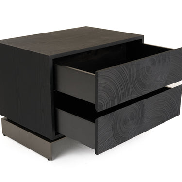 Lamod Cirque Black Ash Nightstand