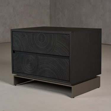Lamod Cirque Black Ash Nightstand
