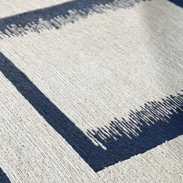 Ciutadella jute rug in Blue, close-up detail