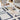 Ciutadella jute rug in Blue, full view