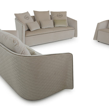 AX Talin Beige Fabric Sofa Set