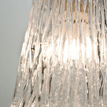 Nico 5 wall sconce, Clear Stone lit | Besa Lighting