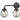 Beckett 24" 3-Light Vanity - Oil Rubbed Bronze by Elk CN129311