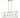 Williamsport 37" 5-Light Linear Chandelier - Brushed Nickel by Elk CN150522
