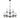 Oakland 28.5" 9-Light Chandelier - Black by Elk CN290926