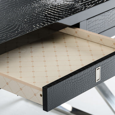 AX Congress Black Crocodile Desk