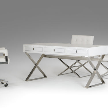 AX Congress White Crocodile Office Desk